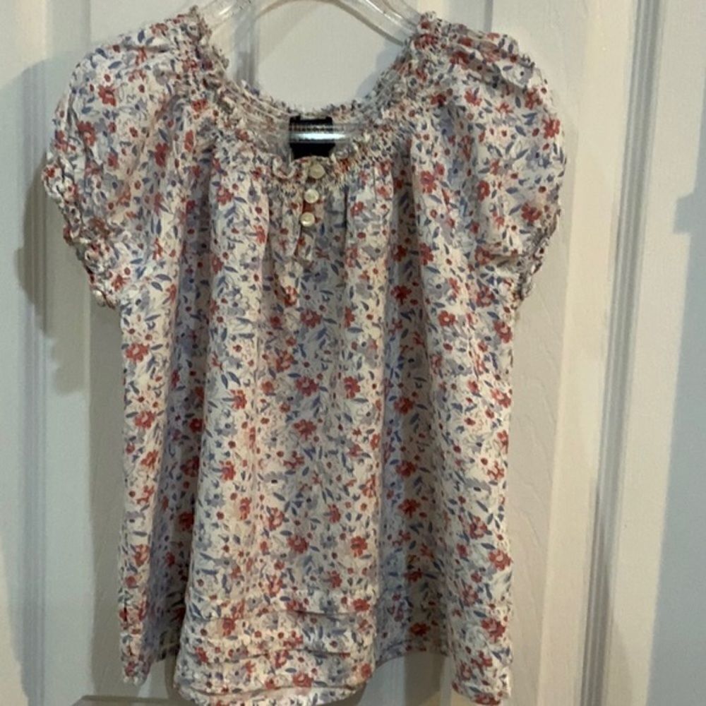 POLO RALPH LAUREN FLORAL TOP.